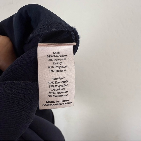 Cinq A Sept Women's Navy Kerry Slim Straight Leg Pants - Picture 7 of 7